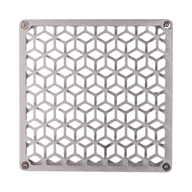 Posavasos cuadrado de metal de doble capa para acampar y hacer senderismo
