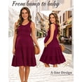 thumbnail image 2 of Women's Summer Maternity Dress Sleeveless Ruffle Tank Dress with Pockets, 2 of 6