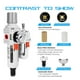 thumbnail image 5 of Filtro de aire, regulador y lubricador NANPU 1/2 NPT Auto-Drain, 5 of 7
