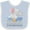 Blue and White, variant on Inktastic My Great Grandma Loves Me to the Moon and Back Elephant Boys or Girls Baby Bib