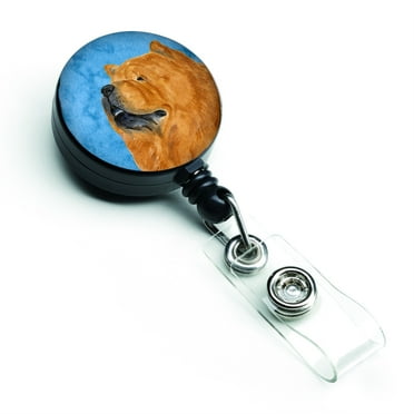 Carolines Treasures SS4778-BU-BR Chow Chow Retractable Badge Reel Or Id Holder With Clip
