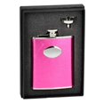 thumbnail image 1 of Visol VSET33-1175 Lydia Hot Pink Leatherette 6 oz Flask Gift Set with Funnel, 1 of 1
