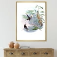 thumbnail image 2 of Designart 'Ancient Hummingbird On A Branch' Traditional Framed Canvas Wall Art Print, 2 of 5
