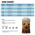 thumbnail image 6 of Fotbe Men's Rose Cute Guinea Pig Print Men's Sleeveless Muscle Tank Tops Casual T-Shirts for Gym Workout Beach-Large, 6 of 8