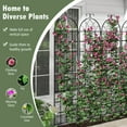 thumbnail image 4 of Patiojoy Metal Garden Trellis for Climbing Plants 6 Pack Fence Trellis Panels 87�� Tall Retro Style Cucumber Trellis, 4 of 7