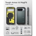 thumbnail image 3 of Funda Spigen Pixel 10 Pro XL Tough Armor MagFit, color verde, 3 of 9
