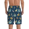 thumbnail image 4 of Lsque Space Sleeping Panda Mens Sleep Pajama Shorts,Short Pajama Pants, Cotton Ultra-Soft Knit-XX-Large, 4 of 9