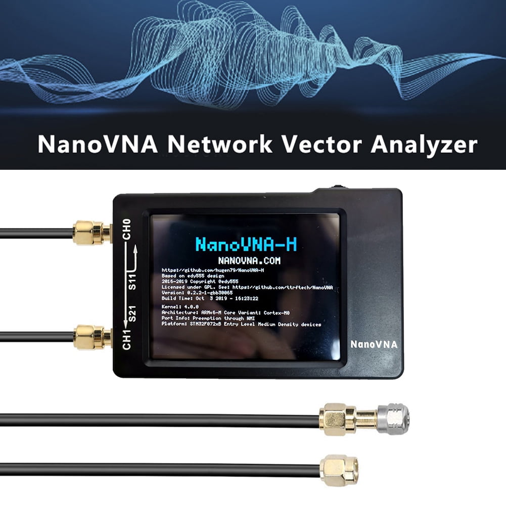 Nano VNA-H 50KHz-900MHz Vector Network Analyzer MF HF VHF UHF Antenna Analyzer 