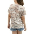 thumbnail image 4 of Langwyqu Short Sleeved Kids Camouflage Print Cross T-Shirt Children Girls Tops, 4 of 5