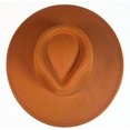 thumbnail image 4 of VERVE 8 Wide Brim Vegan Felt Rancher Hat - Women, Men, and Kids Fedora Style with Adjustable Inner Drawstring, 4 of 8