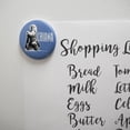 thumbnail image 2 of Farscape Black and White Chiana Kitchen Refrigerator Locker Button Magnet, 2 of 6