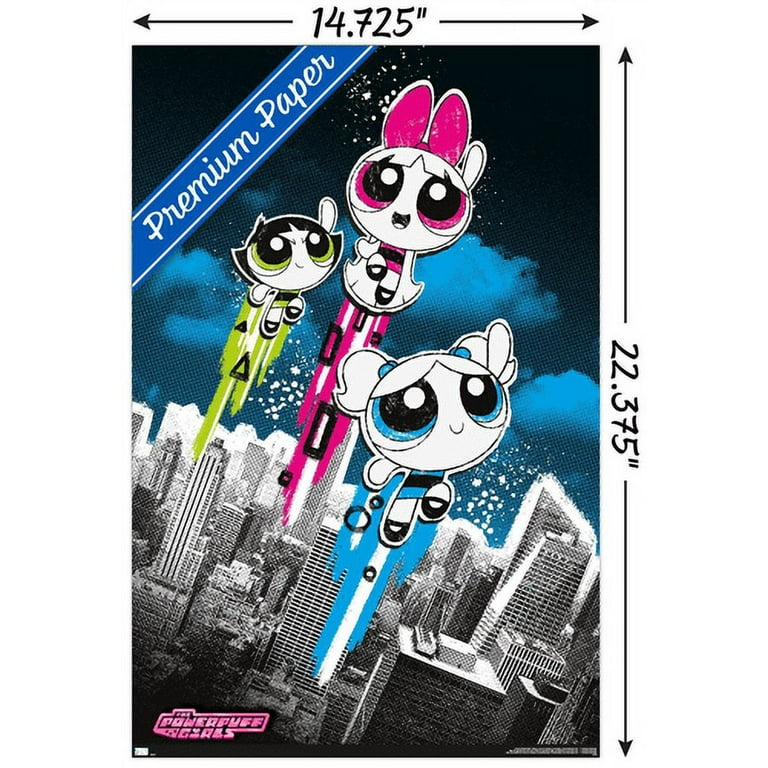 The Powerpuff Girls - Group City Wall Poster, 14.725