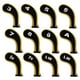 thumbnail image 1 of Eigraketly Paquete de 12 fundas de cabeza de golf de amplia compatibilidad, fundas de malla de calle, fundas de tela para regalo, accesorios para Putter, Golf Amarillo Eigraketly OD001000-03, 1 of 6