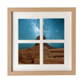 thumbnail image 1 of Pantalla de escritorio de pared de marco 4 aperturas Unbranded Azul cielo tierra roja, 1 of 4