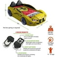 thumbnail image 6 of GTM Twin Race Car Bed for Kids with LED Headlights, Sound FX, Remote Control and Realistic Design, Sturdy and Fun Sleep Solution, 6 of 6