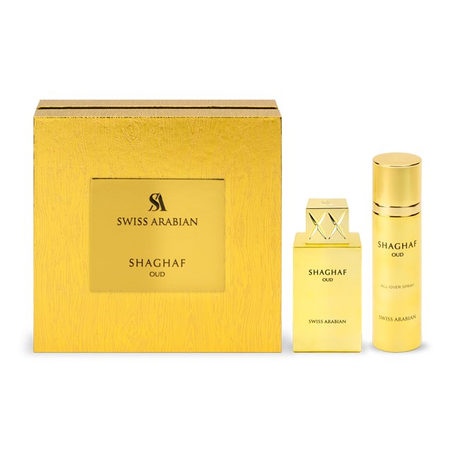 Set de perfume Swiss Arabian Shaghaf Oud Eau De Parfum, 2 unidades