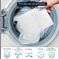 thumbnail image 4 of Sheets Laundry Club Laundry Sheets – 50 Sheets (100 Loads) Fresh Linen Hassle Free Laundry Quick Dissolving Septic Plastic Free Packaging, 4 of 8