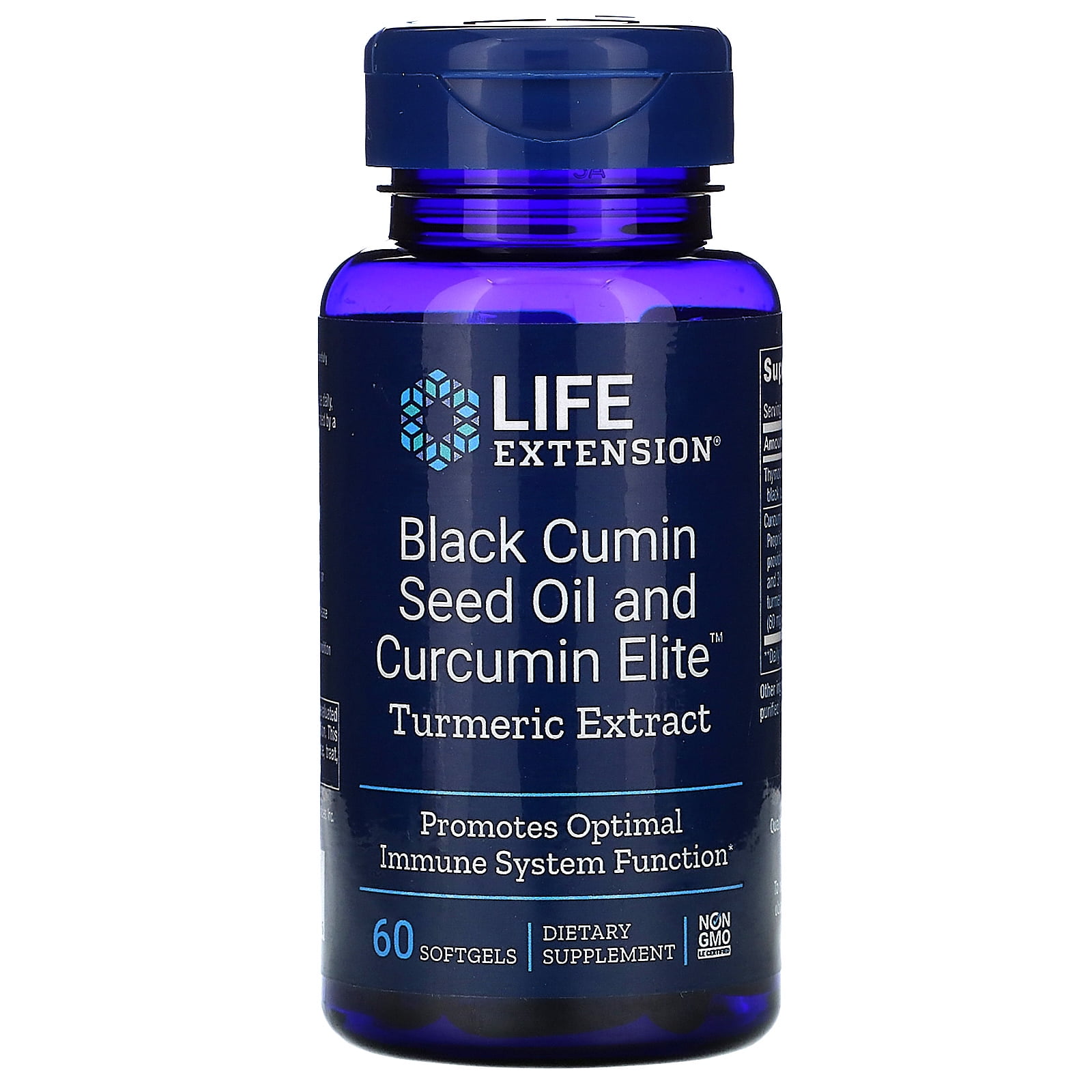 Life Extension Black Cumin Seed Oil and Curcumin Elite Turmeric Extract