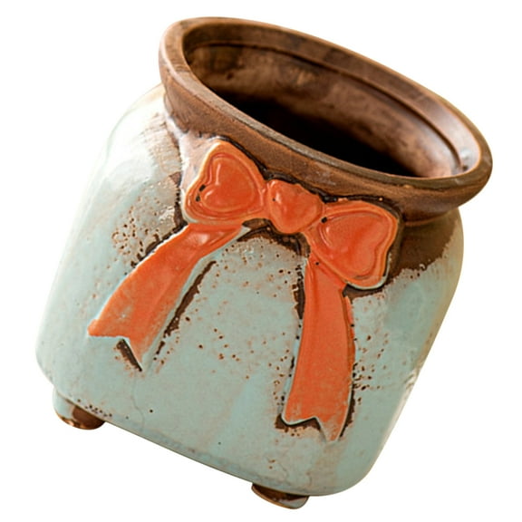 SEWCHICS Small Flower Holder Ceramic Succulent Planter 1Pcs