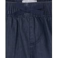 thumbnail image 2 of Pantalones cortos The Children's Place para niñas, sarga vaquera, azul, 6-7 años, 2 of 4
