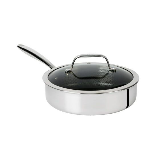 T-fal Ceramic HybridMesh Stainless Steel, 3 Quart Sauté Pan