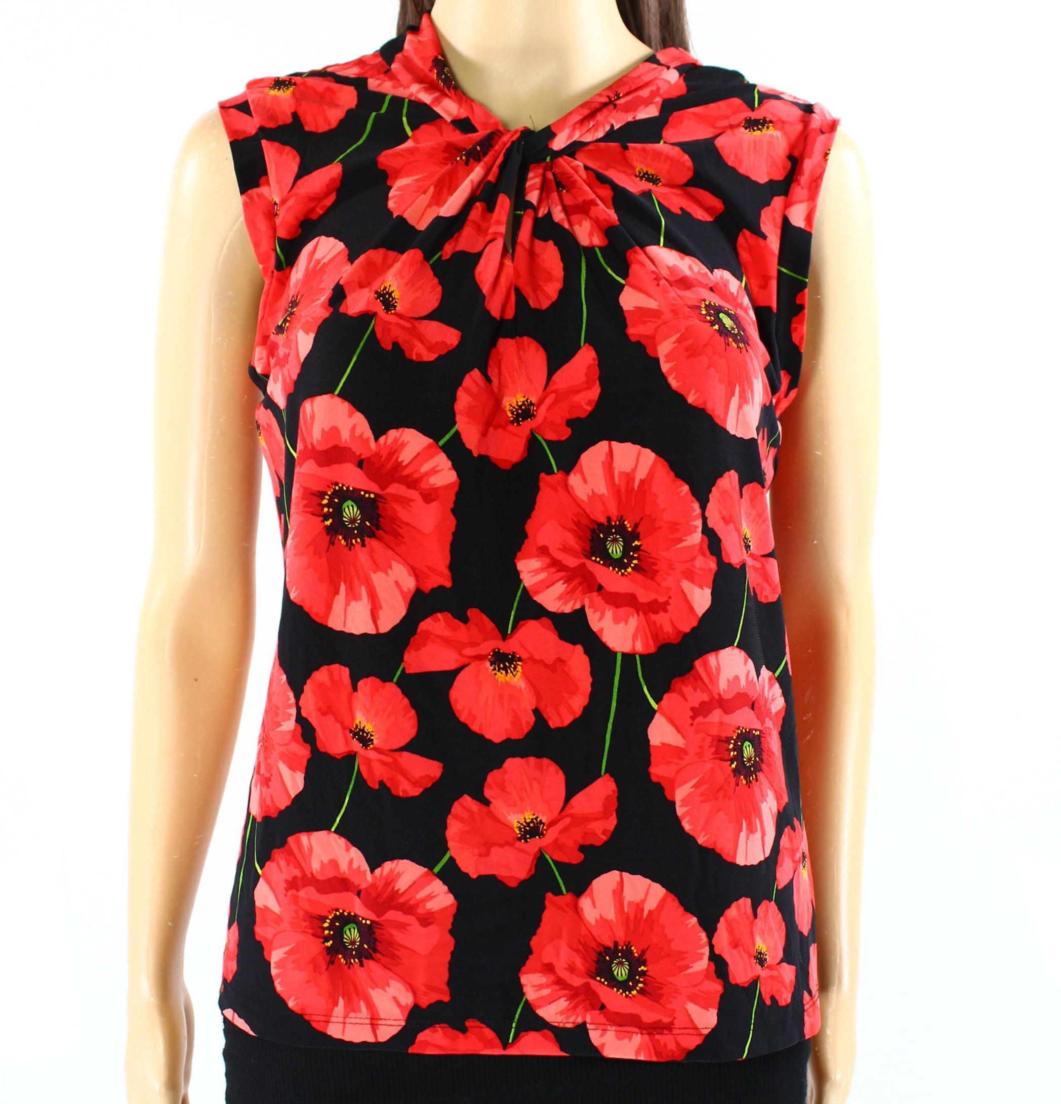 tommy hilfiger red blouse
