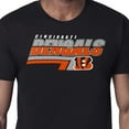 thumbnail image 3 of Men's Starter Black Cincinnati Bengals Logo Push Graphic T-Shirt, 3 of 3