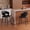 Black, variant on IZXGS Modern Bar Stools Set of 2, 25.6" Counter Height Bar Stools with Curved Back, Faux Leather Barstools for Kitchen Island,Brown
