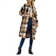 thumbnail image 2 of Chaqueta de Franela A Cuadros de Larga para Mujer, de Otoño, con Botones, Estilo Camisa Larga, de Gran Tamaño. Color Caramelo M, 2 of 9