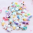 thumbnail image 5 of US 15~100 Pc Slime Bread Candy Flatbacks Resin Flat Back Scrapbooking Charms DIY (Assorted Unicorn, 100 Pcs), 5 of 7
