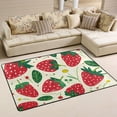 thumbnail image 2 of Strawberry Fruit Area Floor Mats 72" x 48" Soft Non-Slip Large Rugs Nursery Memory Foam Carpets Living Room Doormat for Bedroom Dinning Decor, 2 of 7