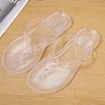 thumbnail image 6 of jiaxiM Platform Flip Flops for Women Thong Sandals Fashion Women Slippers Non- Jelly Sandals for Women Rubber Sole Shower Shoes Women Non, 6 of 8