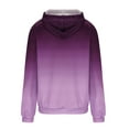 thumbnail image 4 of Womens Hoodies Gradient Pullover Sweatshirt Hooded Sweater Top Long Sleeve Casual Pullover Sweatshirts Fall Winter Plush Fleece Hoodie Jacket Workout Active Tops, 4 of 6