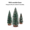 thumbnail image 2 of Wosthever árbol de Navidad atmósferas temáticas en miniatura decoración de Navidad artesanía de plástico adorno de planta accesorio de Kits de decoración para fiestas 20 centímetros Wosthever HA065040-03, 2 of 6