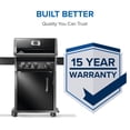 thumbnail image 6 of Napoleon Rogue 425 3-Burner Propane Gas Grill in Black with Cast Iron Cooking Grids and Range Side Burner, 6 of 12