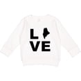 thumbnail image 2 of Inktastic Love Maine Toddler Sweatshirt, 2 of 4