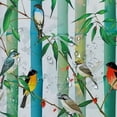 thumbnail image 5 of Orinice  Colorful Bird Shower Curtain Birds on Tree Branch Decorative Bath Curtain  Polyester Fabric Waterproof Bathroom Curtain with 12 Hooks 60x72, 5 of 7