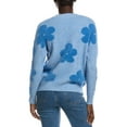 thumbnail image 2 of Nanette Nanette Lepore womens  Eyelash Intarsia Sweater, XL, Blue, 2 of 3