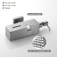 thumbnail image 3 of EcoNesxp ml Hand Sanitizer Container 5oz/250oz with Transparent Window for Bathroom Stainless Steel Wall Mounted Square, 3 of 5