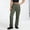 Army Green women cargo pants elastic waist a1, variant on Cagogo Women's Cargo Trousers Elastic Waist Casual Hiking Loose Long Pants with Pockets Summer Outdoor Travel Work Drawstring Bottoms, Gray M