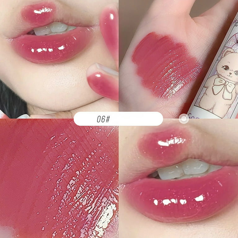 Non-stick Mirror Water Lip Tint Moisturizing Lip Stain Liquid Lipstick Girl