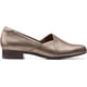 thumbnail image 2 of Mocasín Juliet Palm metálico de cuero para mujer Clarks, talla 10, 2 of 4