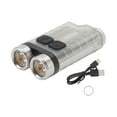 thumbnail image 2 of Mini Porte-Clés Lampe de Poche, USB C Rechargeable Lampe de Poche Multifonction Extérieure Imperméable Camping, Randonnée, Réparation Lampes de Poche Portable, 2 of 8