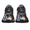 thumbnail image 5 of Boxer The Thin Blue Line American Flag Us Shoes Women's Fashion Sneakers Tennis Running Shoes for Men Women Black Size 5, 5 of 7