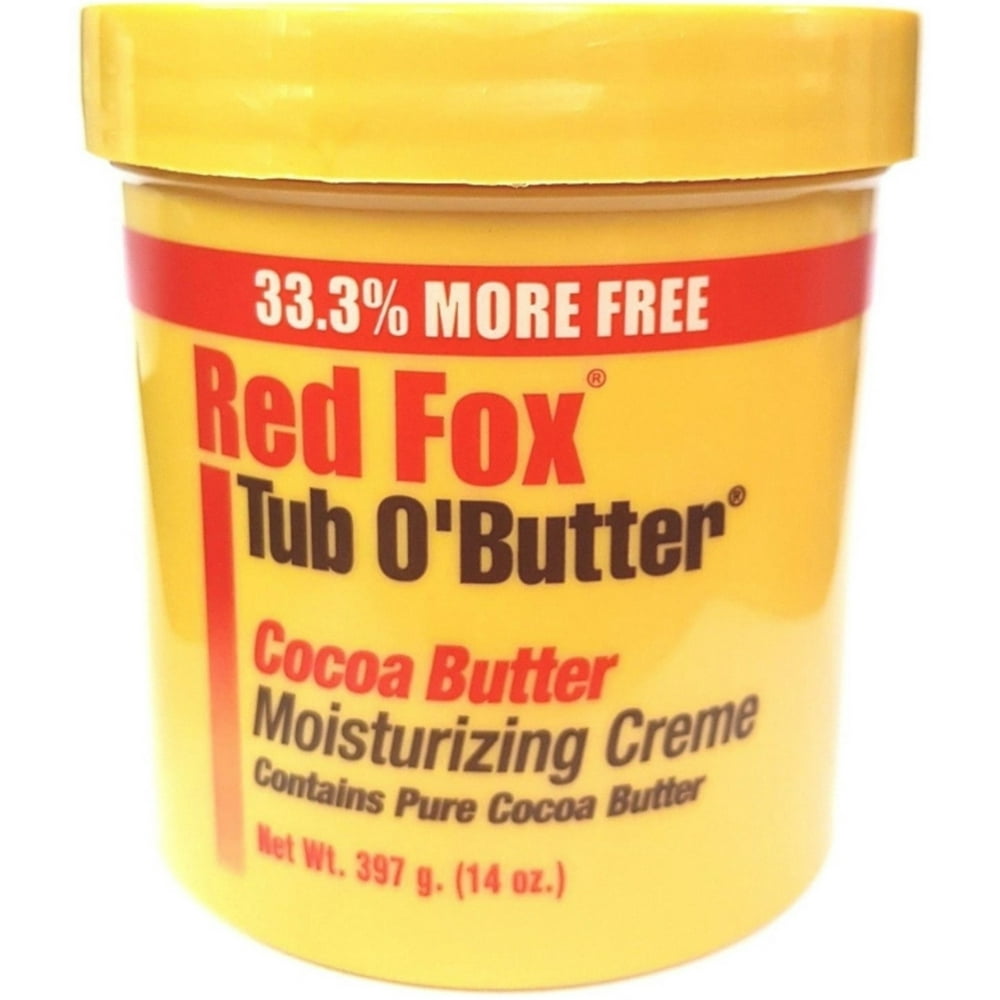 Red Fox Tub O'Butter Cocoa Butter, Moisturizing Creme, 14 oz Walmart