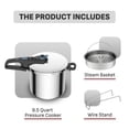 thumbnail image 2 of T-fal Trendy 8.5 Quart Pressure Cooker, 2 of 8