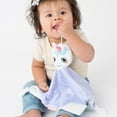 thumbnail image 5 of BooginHead Universal Teether Blanket Pacifier Holder, Infant & Toddler Boys & Girls, Unicorn, 5 of 8
