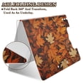 thumbnail image 2 of FORMRS A4 Clipboard Folder with Pen Holder Horizontal Foldable School Office Binder, Fall Pattern, 2 of 9
