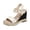 A-Beige548, variant on Womens Espadrille Wedge Sandals Chic Ankle Buckle Raffia Wedge Sandals Ladies Summer Beach Vacation Ladies Sandals
