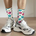 thumbnail image 5 of Goofa heart Skull cute Printed Men's Crew Socks, Soft Durable Breathable Moisture-Wicking with Odor Control Cotton socks, 5 of 9